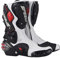 MRDEAR Stivali da Motocross Uomo con Ventilazione Regolabile, Stivali Moto Impermeabile, Scarpa Moto Cross Idrorepellente in Pelle Racing Quad Bike con Protezioni rigide Applicate (45 EU,Bianco)