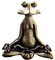 Meditieren Ornament Garten Yoga Figur Desktop Feng Shui Ornament Vastu Buddha Yoga Skulptur Geschenke Für Lawn Patio