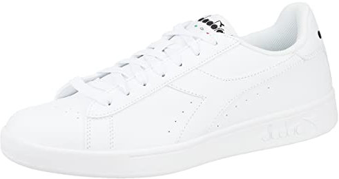 Diadora Torneo, Scarpe da ginnastica, Unisex - Adulto, Bianco Bianco Nero, 44 EU