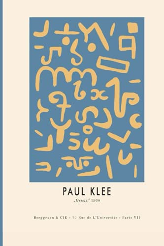Paul Klee Journal: Lined Notebook Journal – 150 pages – Art Style Notebook/ Journal/ Agenda/ Diary
