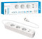 Tapo Multiprise Connectée WiFi, 3 prises indépendantes et 3 ports USB charge rapide (1 Type C+2 Type A), 10A Type E, compatible avec HomeKit, Alexa et Google Home, Contrôler l'aquarium, Tapo P300(FR)
