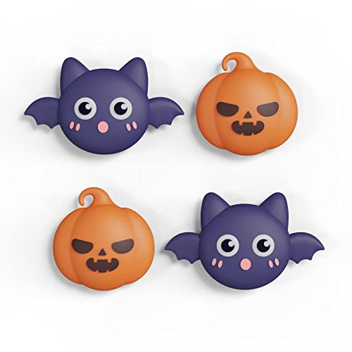 PlayVital Capuchon pour Switch Protection Joystick,Joycon Cover de Stick pour Nintendo Switch OLED/Lite Thumb Grip Caps Prises de Pouce-Halloween Chauve