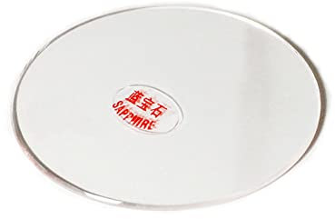 Repuesto de cristal de zafiro plano de 1,5 mm de grosor, 33mm