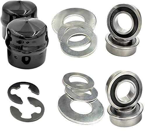 FACULX 9040H Kit de conversion de bague de roue avant au roulement compatible avec tondeuse à gazon pour Craftsman 532009040, 532124959, 91334, 491334MA, 5920H, 9040HR, 9040N