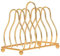 6 Slice Stainless Steel Toast Rack,Toast Rack Bread Loaf Slice Holder Stand Table Serving