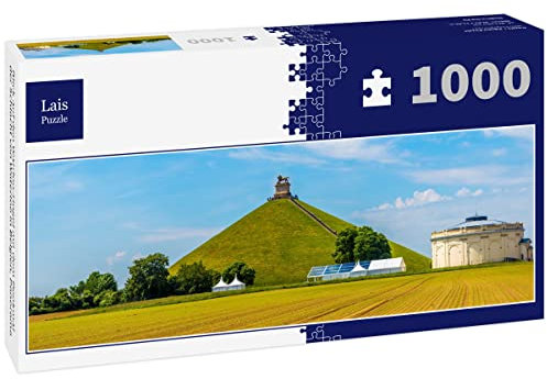 Lais Jigsaw Puzzle View of the Watrloo hill with the Battle of Waterloo memorial in Belgium, panorama 1000 pieces