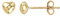 Ohrstecker Ohrringe Herz in Echt 585 Gold klassische, schlichte Ohrringe Herze Ohrschmuck mit Zirkonia Steine Damen Schmuck Goldstecker in Gelbgold inkl. Schmucketui | JC Trauringe 8530