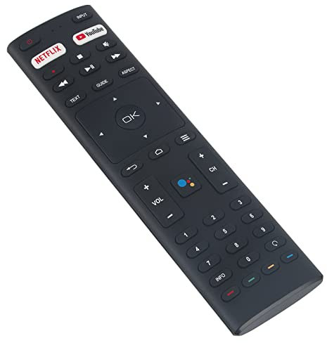 Voice Bluetooth Replace Remote Compatible with JVC BLAUPUNKT Hyundai Konka Android TV RM-C3329 32H31A 40H33A 43U55A 50Q75A 50U55A 55Q75A 55U55A 65Q75A 65U55A 75Q75A 75U55A