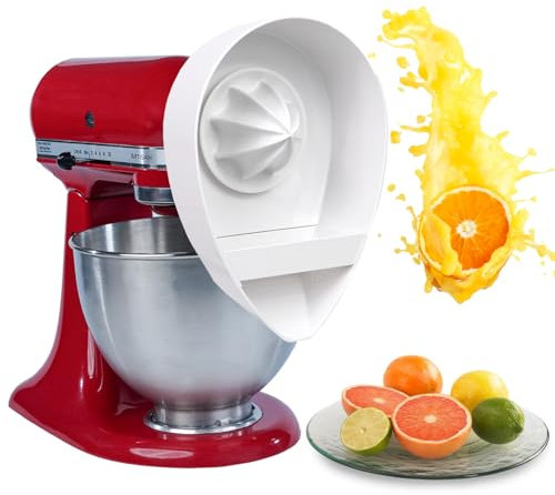 Embout de presse-agrumes compatible avec mixeur KitchenAid (blanc)
