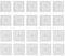 Mllepjdh Mechanical Keyboard 20pcs PBT Dye-sub Keycap for Creative XDA Profile 1U Height Gaming Keycap No Engraving 1u Keycaps Blank, Transparent