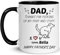 STARTER FLUID Tasse à café personnalisée pour chien, tasses de fête des pères, tasses pour chiens pour les amoureux des chiens, tasse de fête des pères, tasse personnalisable pour chien, papa, tasse à