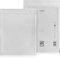 LOGIC PACK 100 Luftpolsterumschläge Versandtaschen Luftpolster H8 290 x 370 mm Weiß, Luftpolstertaschen Haftklebend Gepolsterte Briefumschläge Premium Umschläge Polsterumschläge geeignet für DIN B4