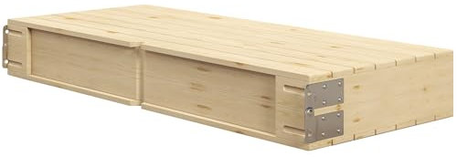 Outsunny Tavolo da Picnic Pieghevole con Foro per Ombrellone in Alluminio e Legno, Tavolino Campeggio Portatile con Sedie Integrate