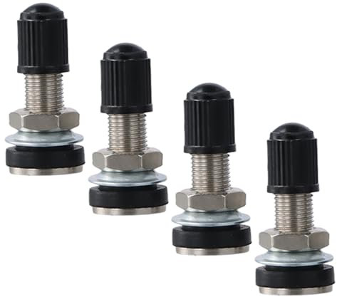 4 Stücke 32mm x 15mm Reifenventil, Universal Autoventil, Tubeless Autoventil, Reifen für Meist Auto