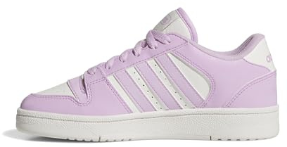 Adidas Unisex Kinder Break Start Elastic Lace Basketballschuhe, Flieder Bliss Flieder, Weiß, 38 2/3 EU