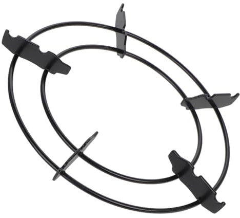 CANIGHT Anello Wok Per Fornello A Gas Supporto in Ferro Antiscivolo Riduttore Facile Installare Compatto Salvaspazio Cottura Sicurezza