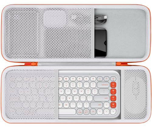 co2CREA Hard Travel Carrying Case for Logitech POP ICON KEYS Wireless Keyboard and Logitech POP Mouse Combo,Case only