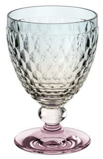 Villeroy & Boch – Boston Pearl Rotweinglas Bunt Schimmernd, Spülmaschinenfest, Weinglas, Glas für Rotwein, Buntes Glas, Außergewöhnliches Glas, Kristallglas