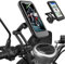 Bike Phone Mount. Waterproof Bike Mobile Phone Holder Adjustable Motorcycle Phone Mount with Touch Screen/360° Rotation for Motorbike Bicycle Stroller Handlebar Clamp Fits 4-6.8'' Smartphones.