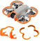 FSIDIWT Protection anti-collision pour accessoires DJI Neo, cardan 2 en 1, protection anti-collision + protection d'hélice Neo pour drone DJI Neo (orange)
