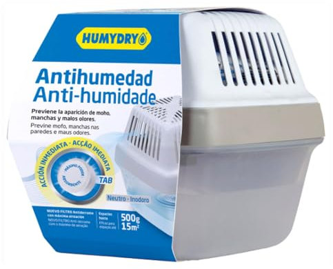 Deshumidificador premium 500 g B6SU. Paquete de 3 unidades.