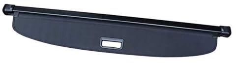 PAPEP Auto Einziehbarer Laderaumabdeckung Kofferraum für Porsche Cayenne 2013-2019, Einziehbare Kofferraum Schutz Abdeckung Cargo Cover Ausziehbar,Leather Material