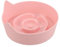 HOMOBABE Antidérapante pour et Petits Animaux Bol de Nourriture Plastique Rose avec Oreilles Conception Basculement pour Nourriture Sèche et Humide Accessoire pour Animaux de Compagnie