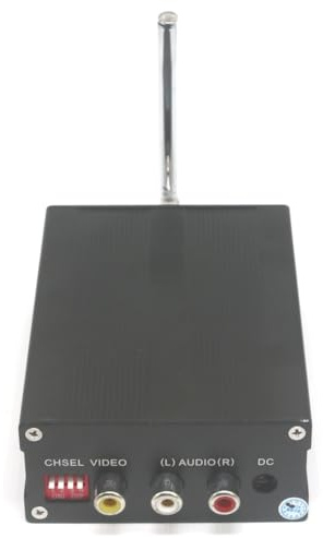 Rastapulz Trasmettitore di segnale TV a 16 canali, trasmettitore video UHF senza fili, set-top box per trasmissione TV, formato AV a UHF TV PAL-D, ricambi