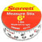 Starrett 1.8M Tape Measure Stix - SM66ME Precision Steel Imperial and Metric 19mm Measurement - Home Improvement Left-to-right Reading Long Lasting Tape