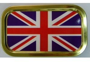 elli raff 2oz Union Jack Tobacco Tin