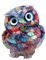 Luckxing Kristall Deko-Eule, Kristall Eulen Figur Realistisches Aussehen Kristalleule Kristalltiere Tabletop Ornament Centerpiece Home Decor Living Für Home Supplies Geburtstagsgeschenk