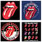 The Rolling Stones Kühlschrankmagnet 4 x tongue logo various designs Nue Gift One Size