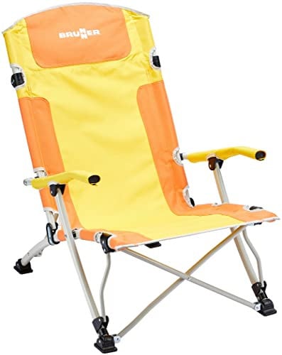 BRUNNER Campingartikel Strandkorb BULA XL (orange/gelb)