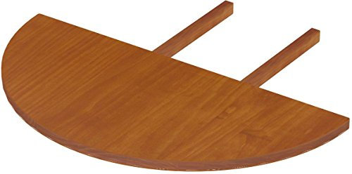 Ansteckplatte 50x100 Rund Kirschbaum Rio Classico oder Rio Kanto - Pinie Tischverlängerung Echtholz - Größe & Farbe wählbar - für Esszimmertisch Holztisch Tisch ausziehbar Brasilmöbel