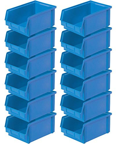 BRB 12 Sichtboxen CLASSIC“ FB 3Z, LxBxH 350/300x200x145 mm, 8,7 Liter (blau)