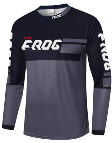 UGLY FROG Bike Wear MTB Designs Blocks Motocross/Downhill Jersey Trikot MX Enduro Offroad Gelände Quad Cross Erwachsene