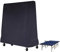 Gurkkst Housse de table de ping-pong (tennis de table) imperméable pour intérieur et extérieur, Noir, 185 x 70 x 165 cm