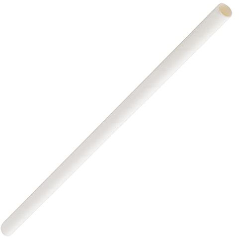 Solid Paper Cocktail Straws White 5.5inch-Pack of 250