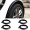 DuDuZui 1.5m Universal Mudguards Car Wheel Fender Extension Moulding Flares Auto Tyre Eyebrow Trim Strip Stick out Edge for Car Protector and Decoration,Pack of 4 PCS