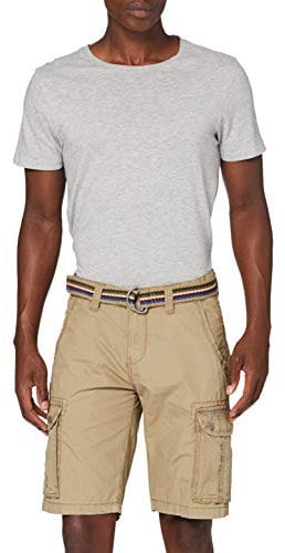 Timezone Herren Loose Maguiretz Shorts, Grün (Washed Khaki 4210), W32(Herstellergröße:32)