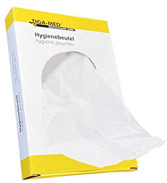 Hygienebeutel Hygienetüten für Tampons Damenbinden DamenhygieneSpender Bag PE (1 Box = 30 Beutel)