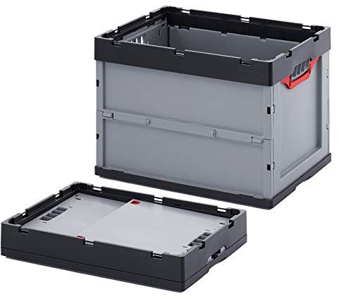 Auer Packaging Faltbox 60 x 40 x 42 | stabile robuste Faltbox Klappbox für professionelle Anwendungen, ohne Deckel, stapelbar
