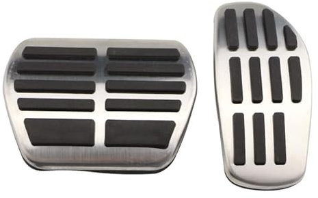 YEE PIN Anti-Rutsch Kompatibel mit Nissa-n X-Trail T32 Qashqai J11 J12 Pedalschutz Aluminiumlegierung Performance Beschleuniger Bremse Gaspedal Abdeckungen (für automatisch)