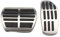 YEE PIN Anti-Rutsch Kompatibel mit Nissa-n X-Trail T32 Qashqai J11 J12 Pedalschutz Aluminiumlegierung Performance Beschleuniger Bremse Gaspedal Abdeckungen (für automatisch)