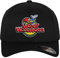 Wonder Woman Offizielles Lizenzprodukt Woody Woodpecker Classic Logo Flexfit Cap (Schwarz), Groß/X-Large