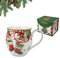 Carmani Tasse en céramique 450 ml Tasse de Noël pour thé, café, chocolat chaud