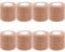 BQTQ 8 Rollen Selbstklebender Verband Elastischer Selbsthaftende Cohesive Bandage Haftbandage Verband Selbsthaftende kohäsive Bandagen (Beige, 5 cm x 4,5 m)