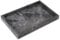 Marble Bathroom Vanity Tray, Natural Luxury Vanity Home Kitchen Bathroom Table Tray, Stone Decorative Countertop Dresser Trays for Key Coffee Perfume Jewelry Makeup (Black, 12x 8 x1.2)