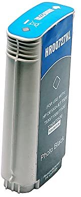 ABC Kompatible Druckerpatrone für HP 730 Photo Schwarz Designjet T1600 T1600dr T1600ps T1700 T1700d T1700dr T1700ps T2600dr T2600ps