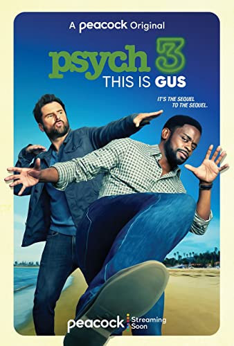 Psych 3 This Is Gus A0 Poster on Canvas - Filmkunstposter in verschiedenen Größen für Wohn- oder Schlafzimmerideen. Randlose Kultfilmbilder, klassische ikonische 70er, 80er, 90er Jahre, Vintage-Retro